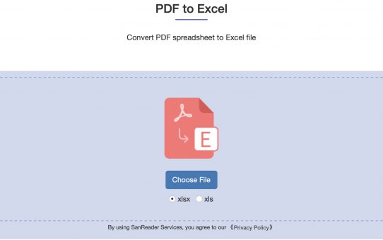 How to convert PDF to Excel document?