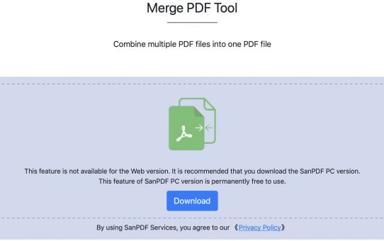 How to merge PDF?