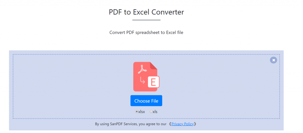 PDF to Excel