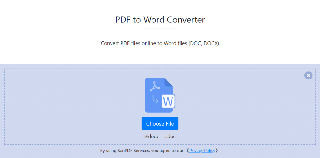 PDF to Docx