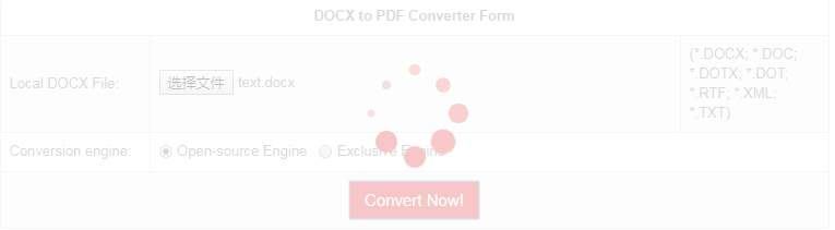 Docx to pdf