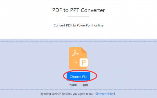 Free online conversion of San PDF to Microsoft Office PowerPoint (.ppt, .pptx) to help you solve problems