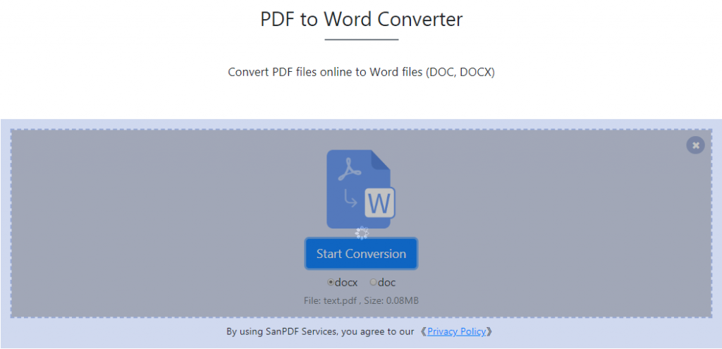 PDF to Word