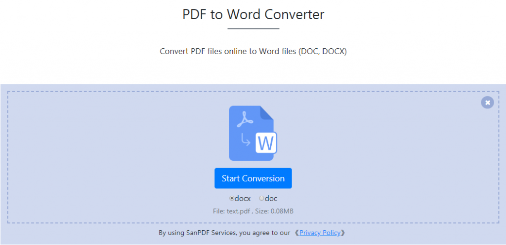 PDF to Word