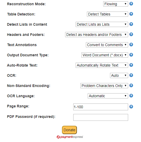 PDF to Word