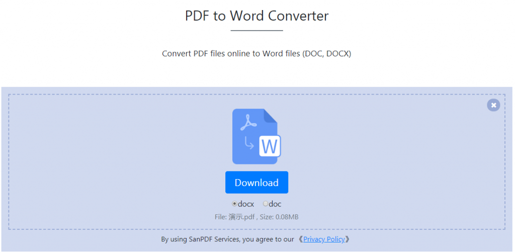 PDF to Word