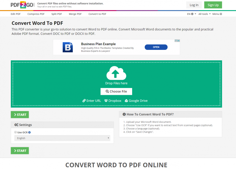 word to pdf file converter free download