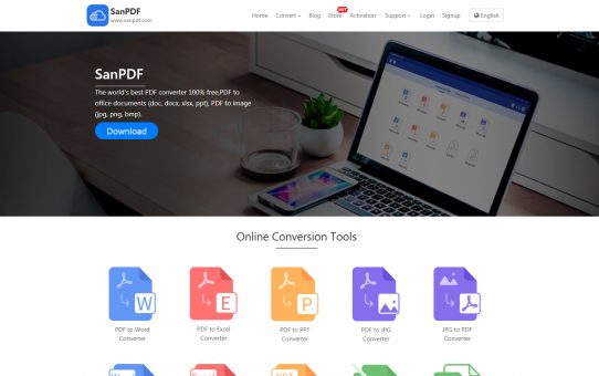 Portable Document Format Converter - San PDF is your best choice