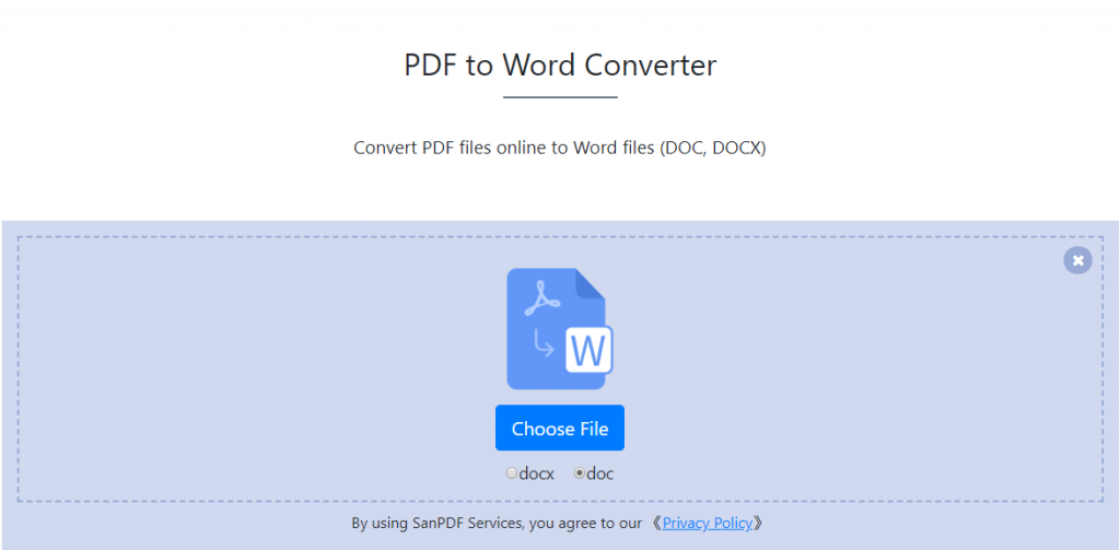  PDF to Doc Converter