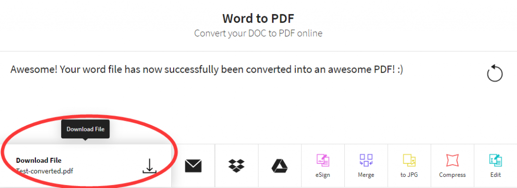 Microsoft Office Word (.doc, .docx) to San PDF