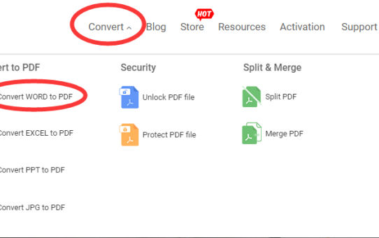 A quick and easy way to get from Docx documents to PDF - here are two online converters you worth knowing