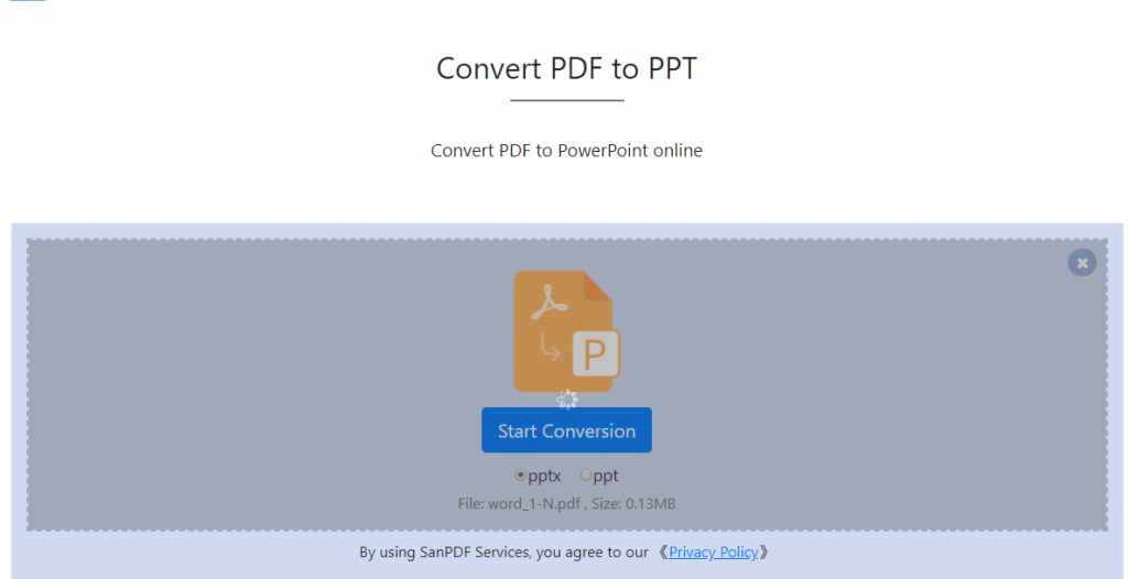 PDF to PPT 