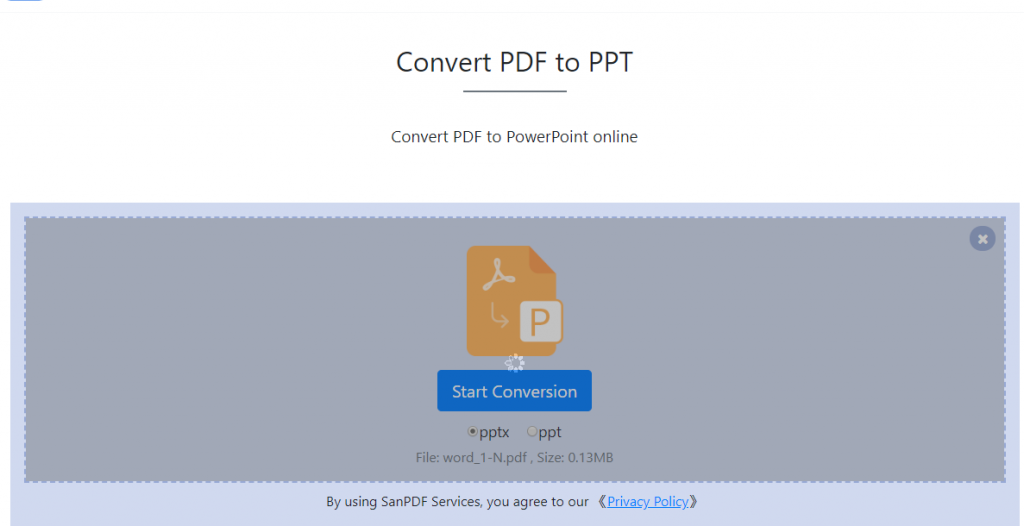 PDF to PPT
