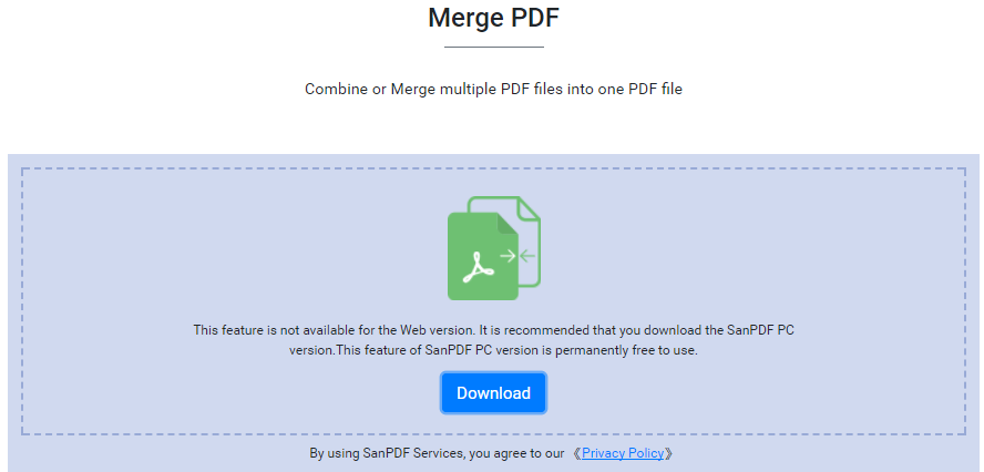 PDF merge