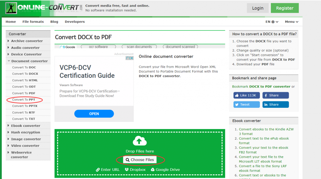 PDF to PPT