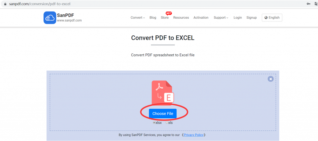 ADOBE PDF file to Microsoft Office Excel(.xls,.xlsx) form