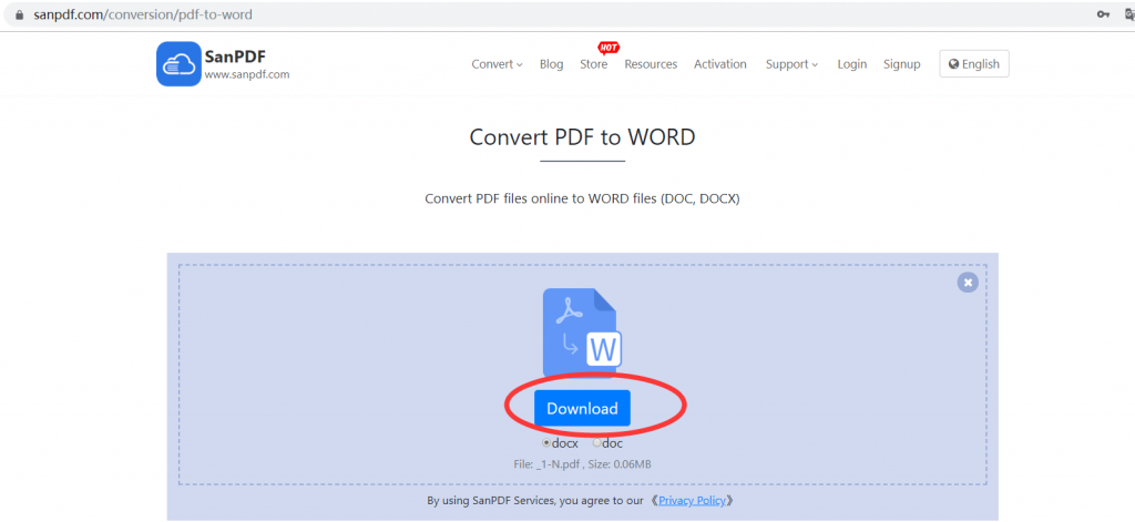 pdf to word