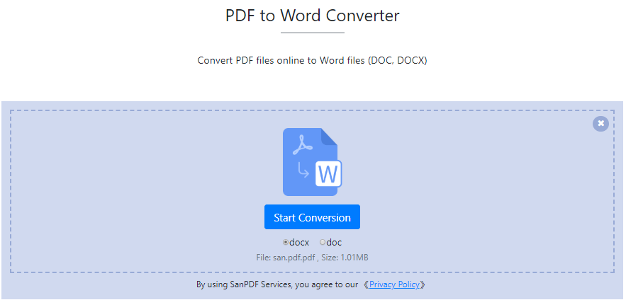 PDF to Word