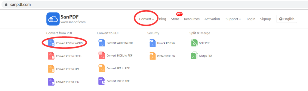 Adobe PDF conversion to Microsoft Office word (.doc, .docx)