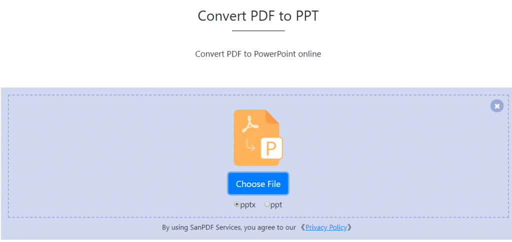 PDF to Microsoft office powerpoint 