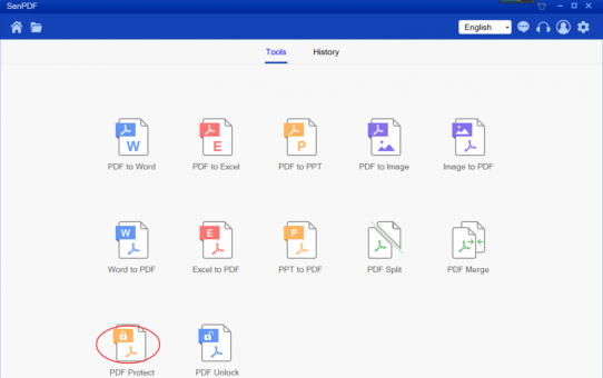 SanPDF cool to help you encrypt the Adobe PDF, let you be proud!