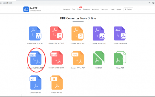 What is the method of converting a Microsoft Office word (.doc, .docx) file into a Adobe PDF form document?