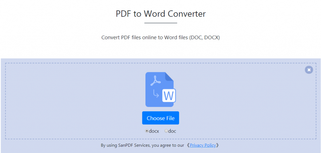 Microsoft office Word(.docx,.doc) document into a Adobe PDF