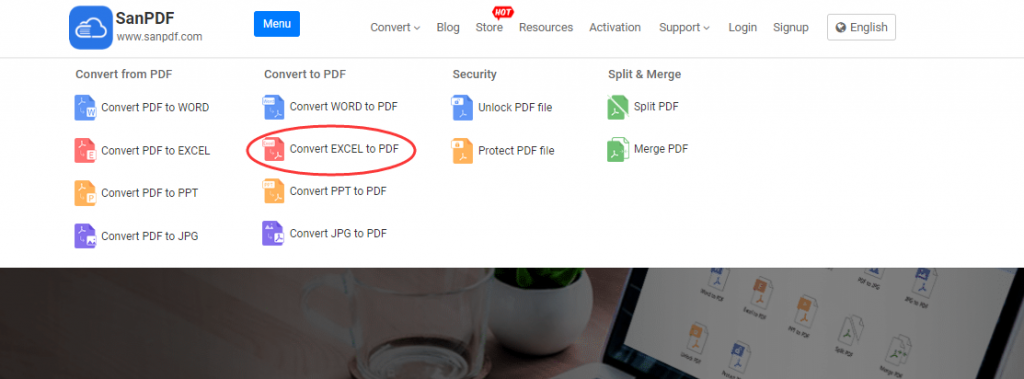 Adobe PDF to Microsoft office Excel(xlsx)