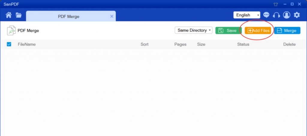 Adobe PDF merge