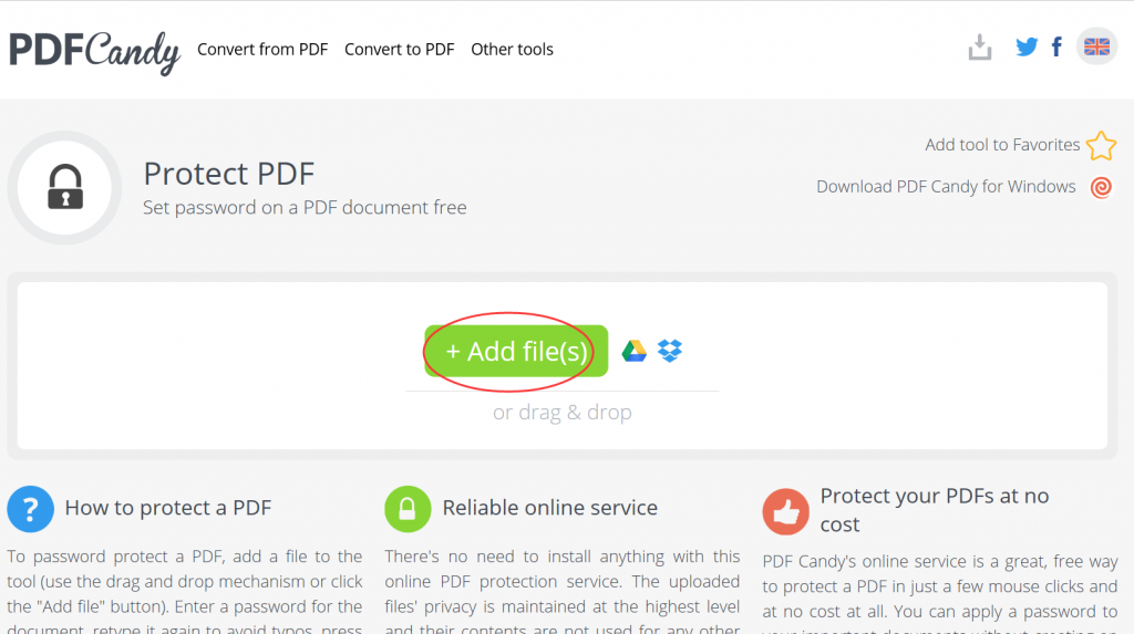 Adobe PDF Protect