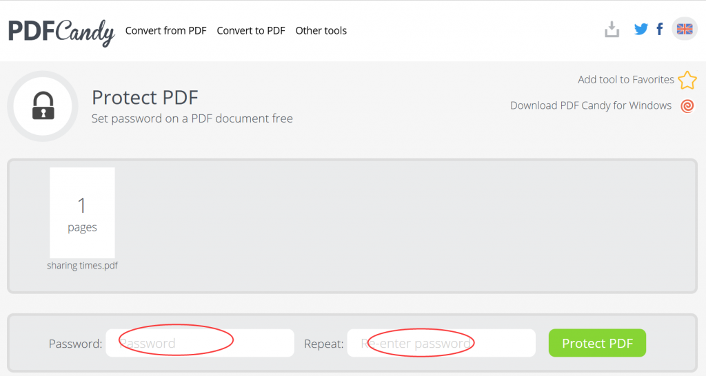 Adobe PDF protect