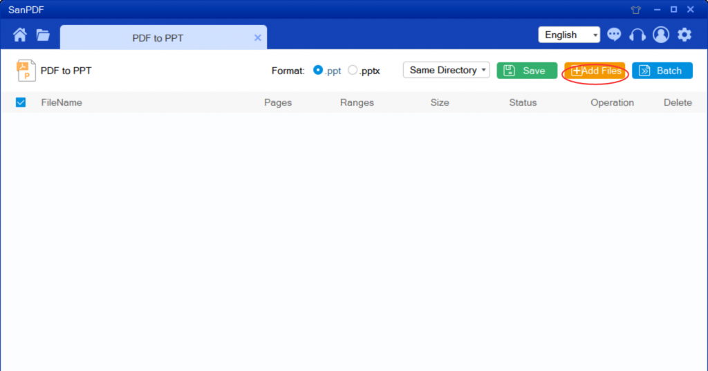 Adobe PDF to Microsoft Office PowerPoint(.ppt,pptx)