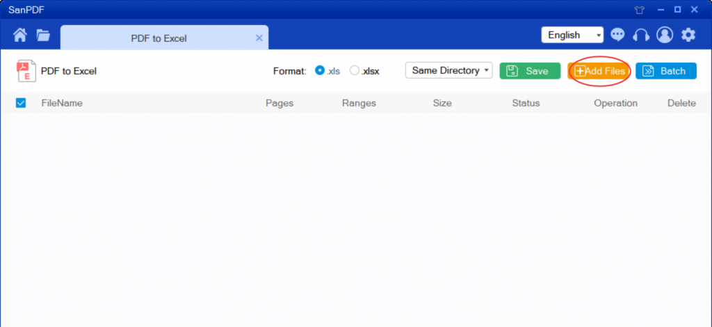 Adobe PDF to Microsoft Office Excel (.xls,.xlsx)