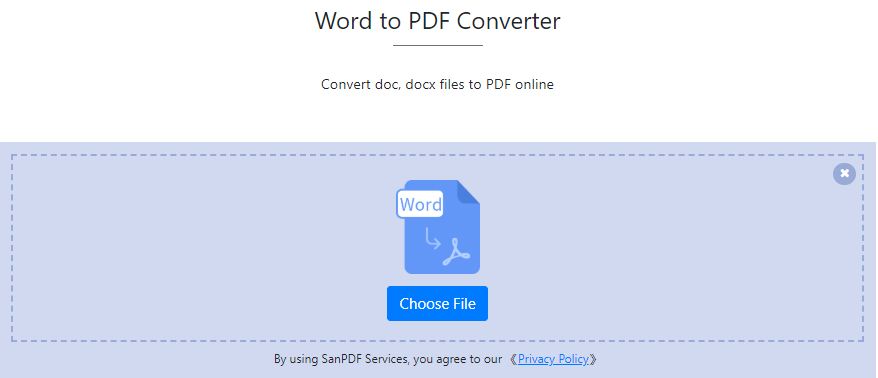 Microsoft office Word(.docx,.doc) to Adobe PDF.choose