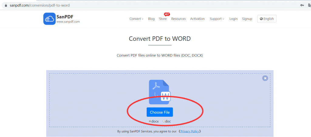 ADOBE PDF to Microsoft Office word (.doc, .docx)