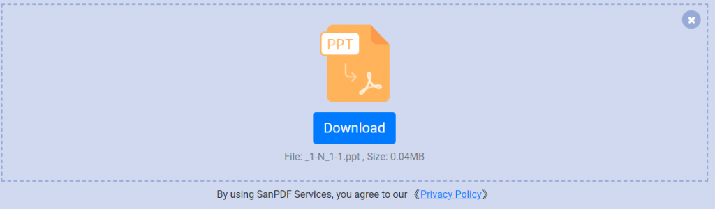 ADOBE PDF to MICROSOFT OFFICE POWERPOINT (.PPT, .PPTX)