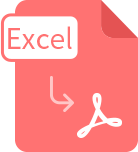 Convert Excel spreadsheet to PDF file
